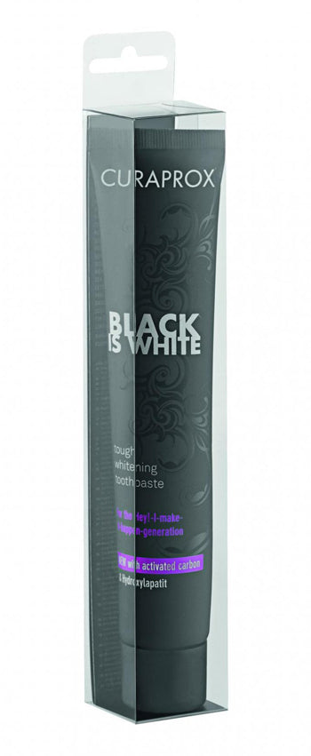 Curaprox black is white dentifricio travel size 10 ml