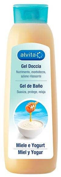 Alvita gel doccia miele/yogurt 300 ml