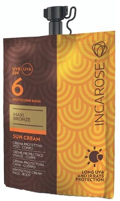 Incarose maxi bronze sun cream spf6 50 ml