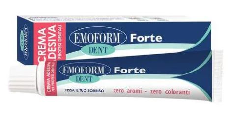 Crema adesiva emoform dent forte per protesi dentali 70 g