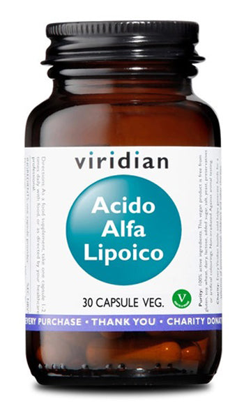 Viridian acido alfa lipoico 30 capsule vegetali