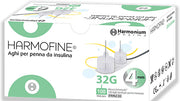 Ago harmofine penna da insulina gauge 32 4mm 100 pezzi