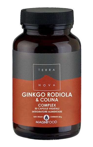 Terranova ginkgo/rodiola/colina complex 50 capsule