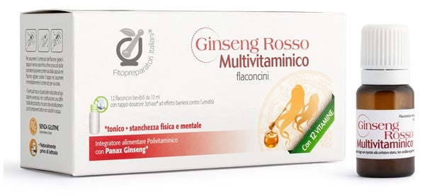 Fitopreparatori italiani ginseng multivitaminico 12 flaconcini