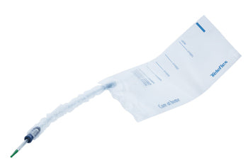 Catetere vescicale autolubrificante liquick x-treme plus rivestimento idrofilo con sacca raccogli urina diametro ch12 lunghezza 40 cm punta ergothan 2 fori sfalsati 30 pezzi