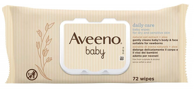 Aveeno baby salviettine 72 pezzi