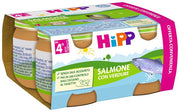 Hipp omogeneizzato salmone/verdure 4x80 g