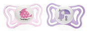 Chicco succhietto light girl silicone 2-6 mesi 2 pezzi