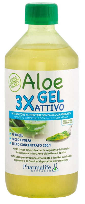 Aloe gel 3x attivo 500 ml