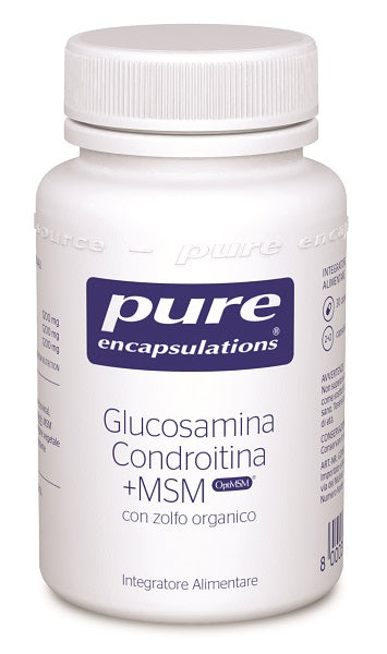 Pure encapsulations glucosamina condroitina + msm 30 capsule