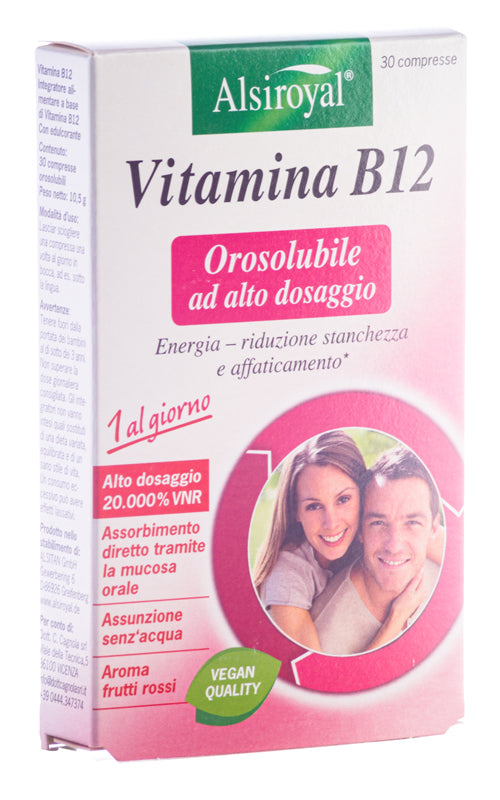Vitamina b12 orosolubile 30 compresse