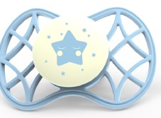 Nuvita 7064 air55 succhietto ort 0m+ glow aquamarine