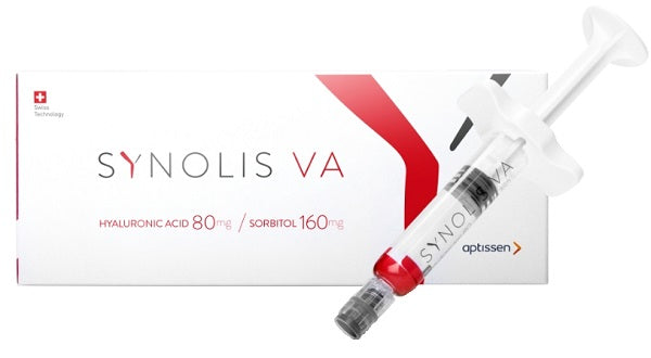 Synolis v-a soluzione iniettabile viscoelastica isotonica in siringa preriempita di sodio ialuronato 80mg  e sorbitolo 160mg capacita' siringa 4ml monoshot 1 pezzo