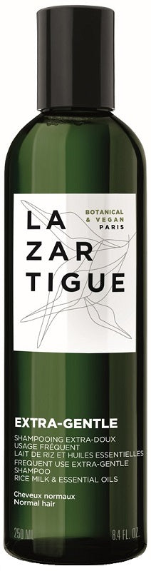 Lazartigue extra gentle shampoo uso frequente lait de riz et huiles essentielles 250 ml