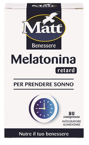 Matt benessere melatonina retard 80 compresse