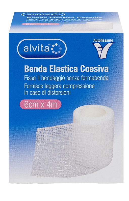 Benda elastica coesiva alvita 6x4