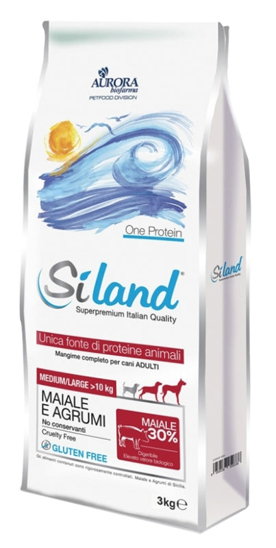 Siland adult medium/large maiale/agrumi 3 kg