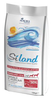 Siland adult medium/large maiale/agrumi 12 kg