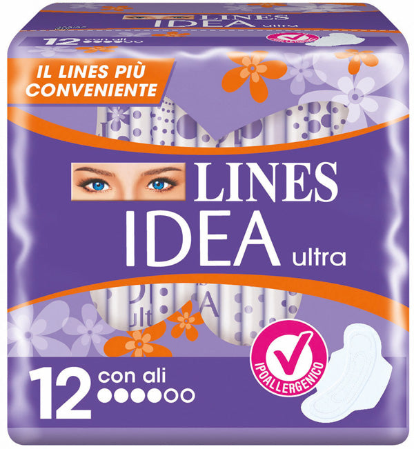 Idea ultra assorbente giorno con ali 12 pezzi