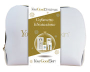 Ygs cofanetto idratazione crema idratante sollievo immediato + balsamo labbra lenitivo + concentrato riequilibrante pelle + crema giorno antiossidante spf30 + pochette in omaggio