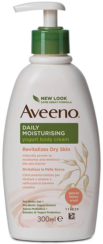 Aveeno crema corpo yogurt albicocca&miele 300 ml