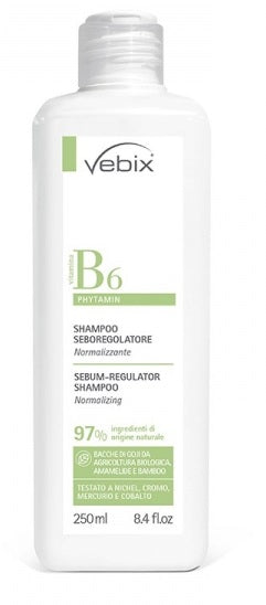 Vebix phytamin shampoo seboregolatore normalizzante 250 ml