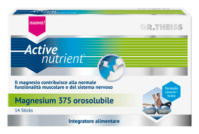 Theiss active nutrient magnesium 375 14 stick orosolubili