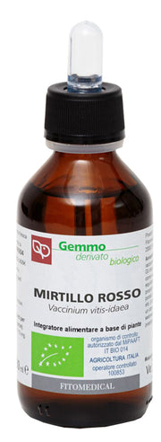 Mirtillo rosso macerato glicerinato bio 100 ml