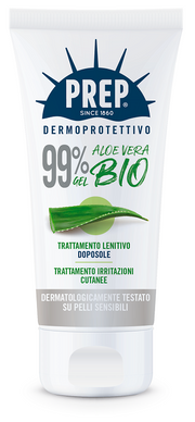 Prep dermoprotettivo 99% gel aloe vera bio trattamento lenitivo doposole irritazioni cutanee 150 ml