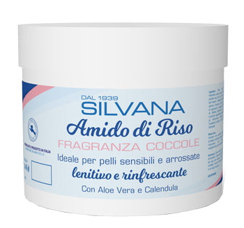 Silvana amido di riso coccole con aloe vera e calendula 200 g