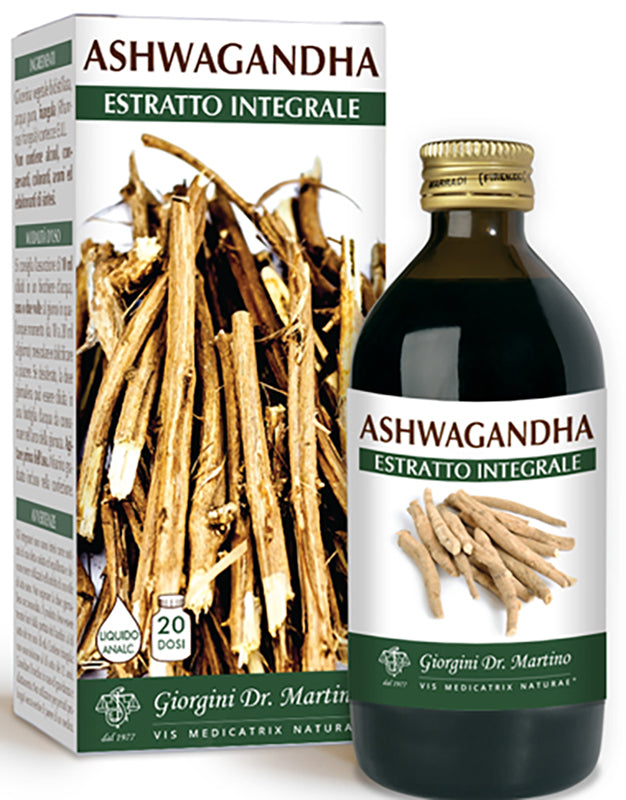 Ashwagandha estratto integrale liquido analcolico 200 ml