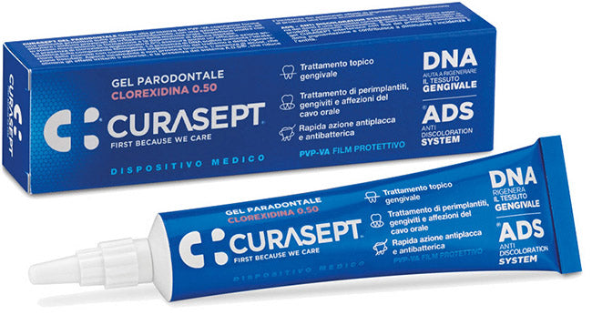 Curasept gel parodontale 0,5% 30 ml ads + dna