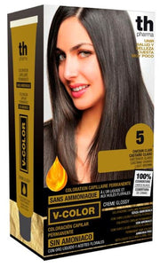 Th pharma v color kit tintura senza ammoniaca n 5 con oro liquido