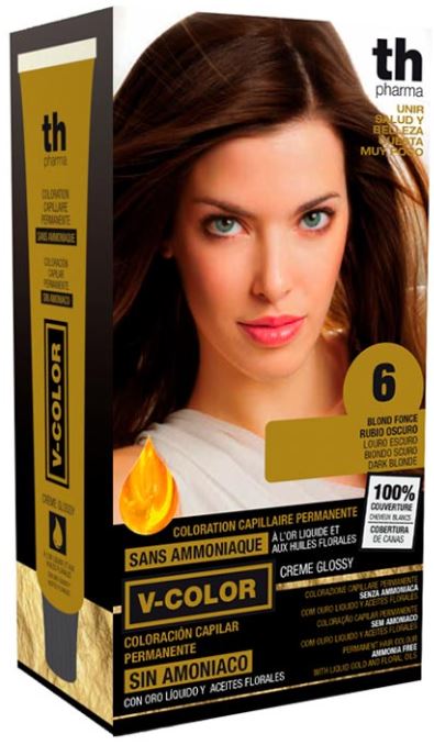 Th pharma v color kit tintura senza ammoniaca n 6