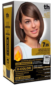 Th pharma v color kit tintura senza ammoniaca n 7,35