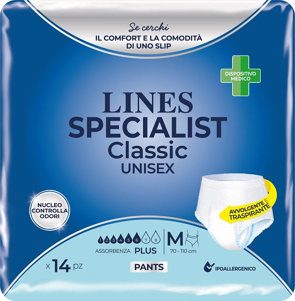Lines specialist classic pants plus m 14 pezzi