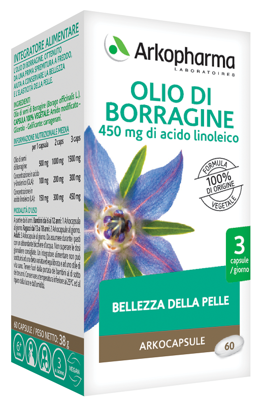 Arkopharma olio di borragine 60 perle