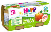 Hipp bio omogeneizzato mela/banana 2x80 g