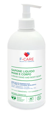 F care sapone liquido bio igienizzante 500 ml