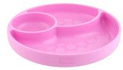 Chicco piatto silicone ventosa rosa