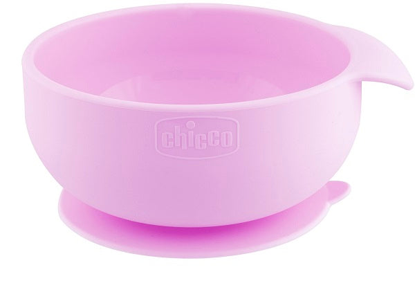 Chicco ciotola silicone rosa