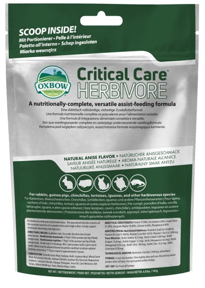 Critical care herbivore 141 g