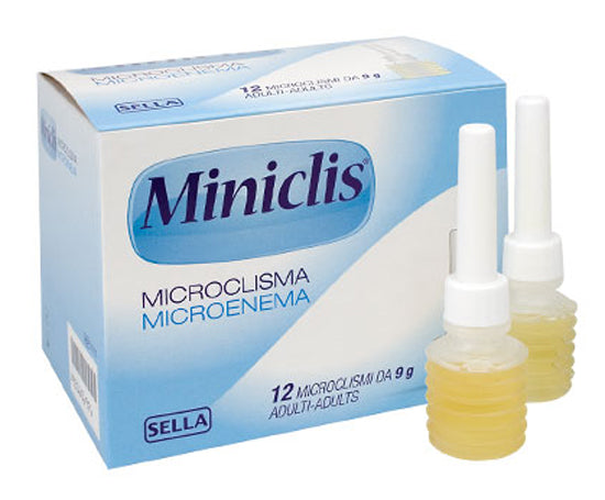 Miniclis adulti 9 g 12 microclismi