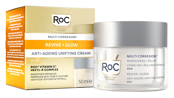 Roc multi correxion revive + glow crema viso 50 ml