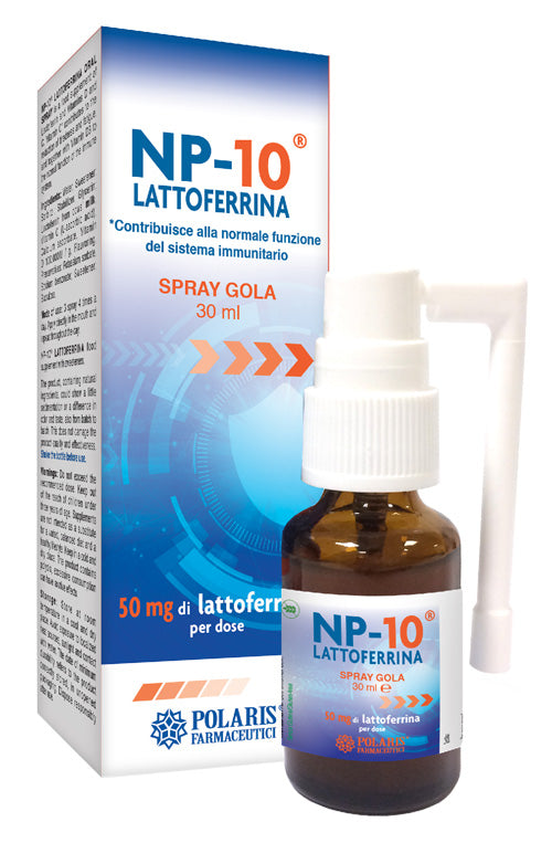 Np-10 lattoferrina spray gola 30 ml
