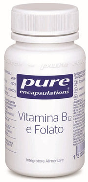 Pure encapsulations vitamina b12 e folato 30 pastiglie