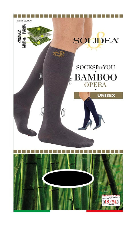 Socks for you bamboo opera gambaletto nero xl