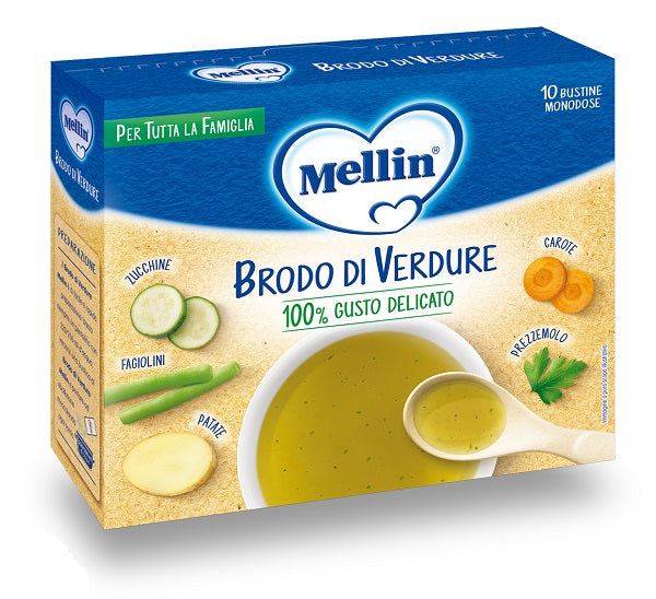Mellin brodo di verdure 10 x 8 g