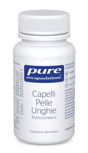 Pure encapsulations capelli pelle unghie 30 capsule