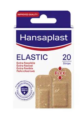Hansaplast elastic/fabric 20 strips assortiti